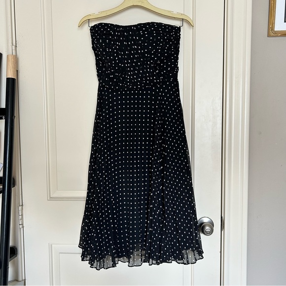 Polka Dot Donna Morgan Dress - Picture 1 of 7